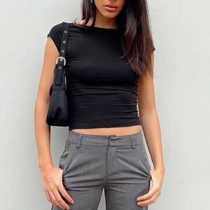 Princess Polly Rosalinda Top - Black